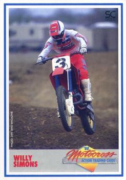 1988 SC Racing Motocross #58 Willy Simons Front