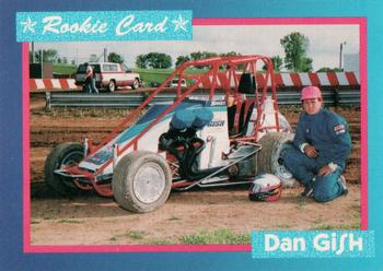 1992 Badger Midget Speed Graphics Sports Cards #14 Dan Gish Front