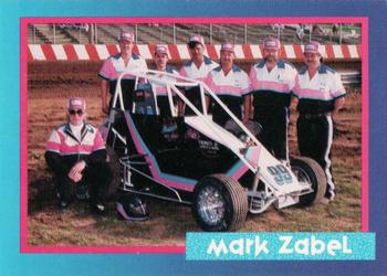 1992 Badger Midget Speed Graphics Sports Cards #32 Mark Zabel Front