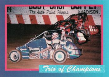 1992 Badger Midget Speed Graphics Sports Cards #40 Trio of Champions Front