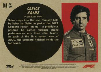 2021 Topps Formula 1 - Topps 1961 Sports Cars #T61-CS Carlos Sainz Back