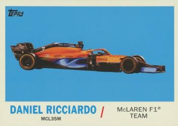 2021 Topps Formula 1 - Topps 1961 Sports Cars #T61-DR Daniel Ricciardo Front