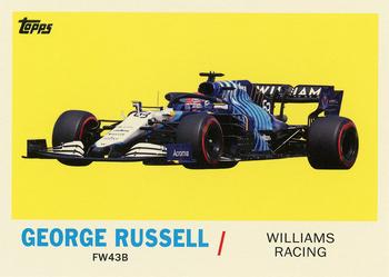 2021 Topps Formula 1 - Topps 1961 Sports Cars #T61-GR George Russell Front