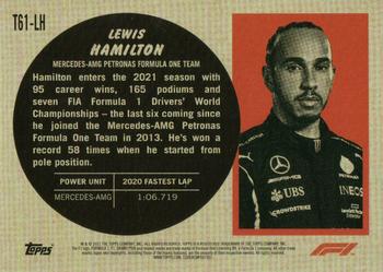 2021 Topps Formula 1 - Topps 1961 Sports Cars #T61-LH Lewis Hamilton Back