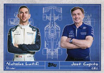 2021 Topps Formula 1 - Debrief #D-17 Nicholas Latifi / Jost Capito Front