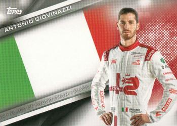 2021 Topps Formula 1 - Flags of Foundation #FF-AG Antonio Giovinazzi Front