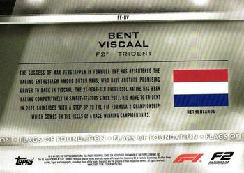 2021 Topps Formula 1 - Flags of Foundation #FF-BV Bent Viscaal Back