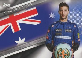 2021 Topps Formula 1 - Flags of Foundation #FF-DR Daniel Ricciardo Front