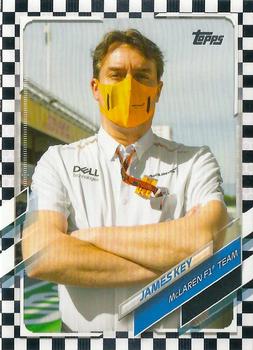 2021 Topps Formula 1 - Checkered Flag #87 James Key Front