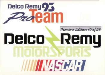 1993 Delco Remy Pro Team #10 NASCAR Series Front