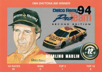 1994 Delco Remy Pro Team #12 Sterling Marlin Front