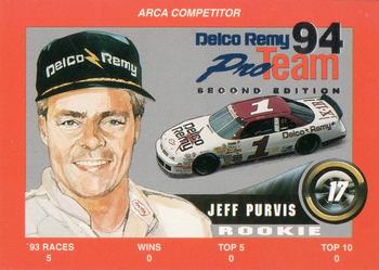 1994 Delco Remy Pro Team #17 Jeff Purvis Front