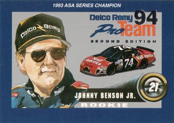 1994 Delco Remy Pro Team #21 Johnny Benson Front
