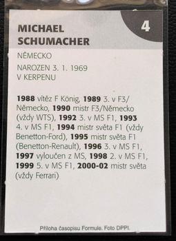 2003 Formule #4 Michael Schumacher Back