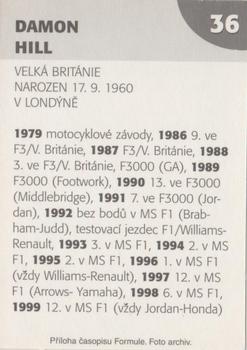 2003 Formule #36 Damon Hill Back