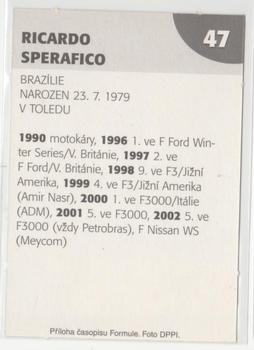 2003 Formule #47 Ricardo Sterafico Back