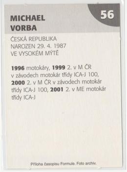 2003 Formule #56 Michael Vorba Back