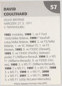 2003 Formule #57 David Coulthard Back