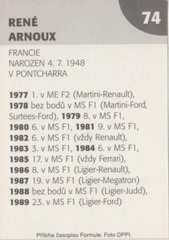 2003 Formule #74 René Arnoux Back