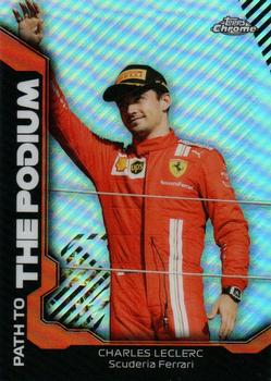 2021 Topps Chrome Formula 1 - Path to the Podium #PTP-CL Charles Leclerc Front