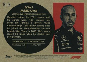 2021 Topps Chrome Formula 1 - 1961 Topps Sports Cars #T61-LH Lewis Hamilton Back