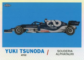 2021 Topps Chrome Formula 1 - 1961 Topps Sports Cars #T61-YT Yuki Tsunoda Front