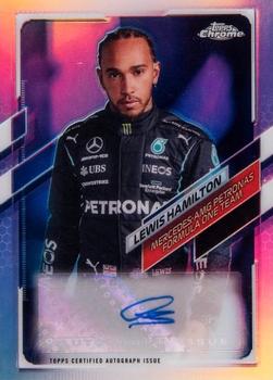 2021 Topps Chrome Formula 1 - Chrome F1 Autographs #CA-LH Lewis Hamilton Front