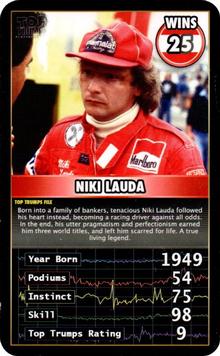 2016 Top Trumps Grand Prix Heroes #NNO Niki Lauda Front