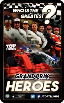 2016 Top Trumps Grand Prix Heroes #NNO Kimi Raikkonen Back