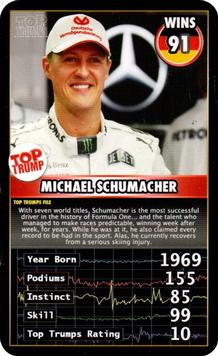 2016 Top Trumps Grand Prix Heroes #NNO Michael Schumacher Front