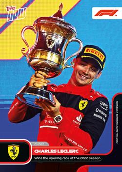 2022 Topps Now Formula 1 #001 Charles Leclerc Front