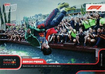 2022 Topps Now Formula 1 #024 Sergio Perez Front