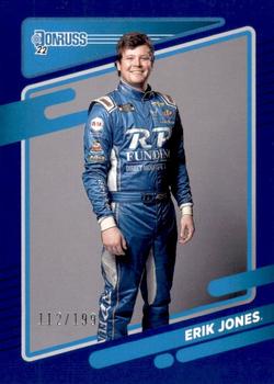2022 Donruss - Navy Blue #53 Erik Jones Front