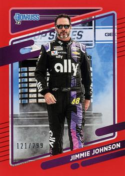 2022 Donruss - Red #57 Jimmie Johnson Front