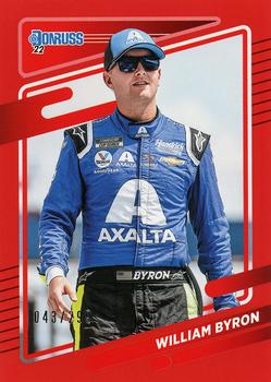2022 Donruss - Red #104 William Byron Front