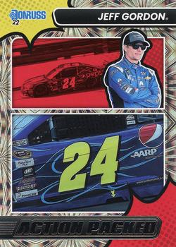 2022 Donruss - Action Packed #2 Jeff Gordon Front