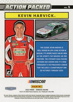 2022 Donruss - Action Packed #5 Kevin Harvick Back