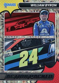 2022 Donruss - Action Packed #8 William Byron Front