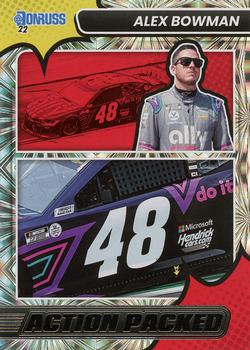 2022 Donruss - Action Packed #9 Alex Bowman Front