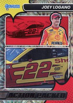 2022 Donruss - Action Packed #11 Joey Logano Front