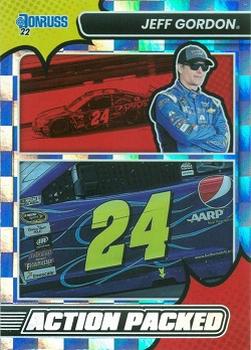 2022 Donruss - Action Packed Checkers #2 Jeff Gordon Front