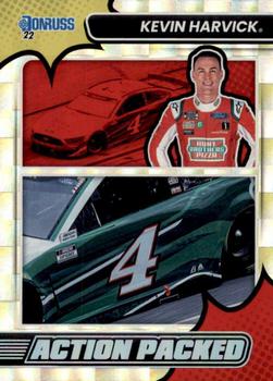 2022 Donruss - Action Packed Checkers #5 Kevin Harvick Front