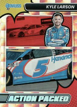 2022 Donruss - Action Packed Checkers #6 Kyle Larson Front