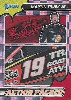 2022 Donruss - Action Packed Checkers #14 Martin Truex Jr. Front