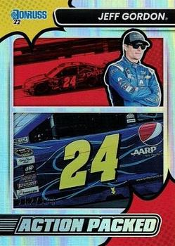 2022 Donruss - Action Packed Holographic #2 Jeff Gordon Front