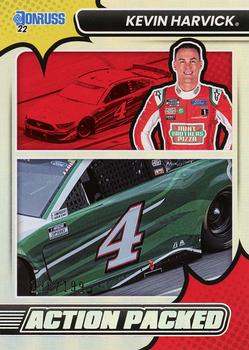 2022 Donruss - Action Packed Holographic #5 Kevin Harvick Front