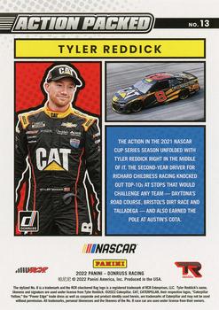 2022 Donruss - Action Packed Holographic #13 Tyler Reddick Back