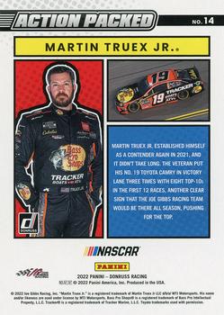 2022 Donruss - Action Packed Holographic #14 Martin Truex Jr. Back