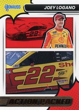2022 Donruss - Action Packed Retail #11 Joey Logano Front