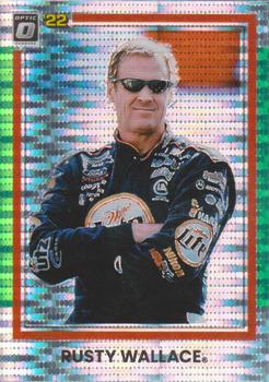 2022 Donruss - Optic Lime Green Pulsar #64 Rusty Wallace Front